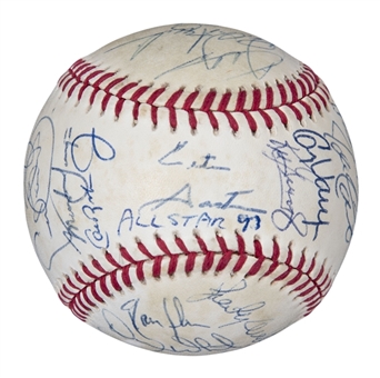 1993 American League All-Star Team Signed Baseball With 30 Signatures Including Anderson, Thomas & Molitor (PSA/DNA)